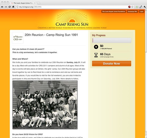 Rising Sun Photo Embed - Fundraising Page