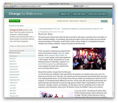Change for Kids - Bowl for Kids Blog