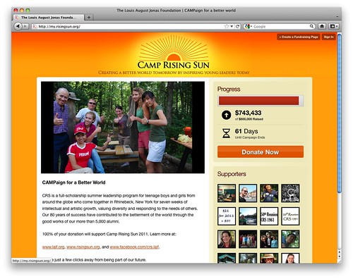 Camp Rising Sun Campaign Page