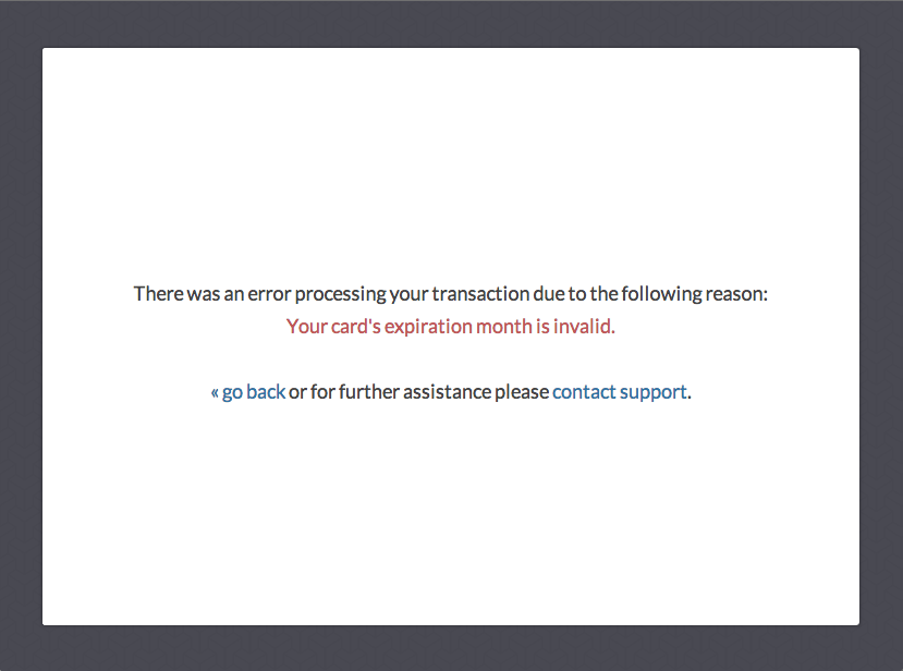 new donation form - error