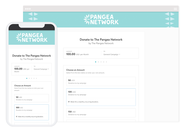 donation page examples